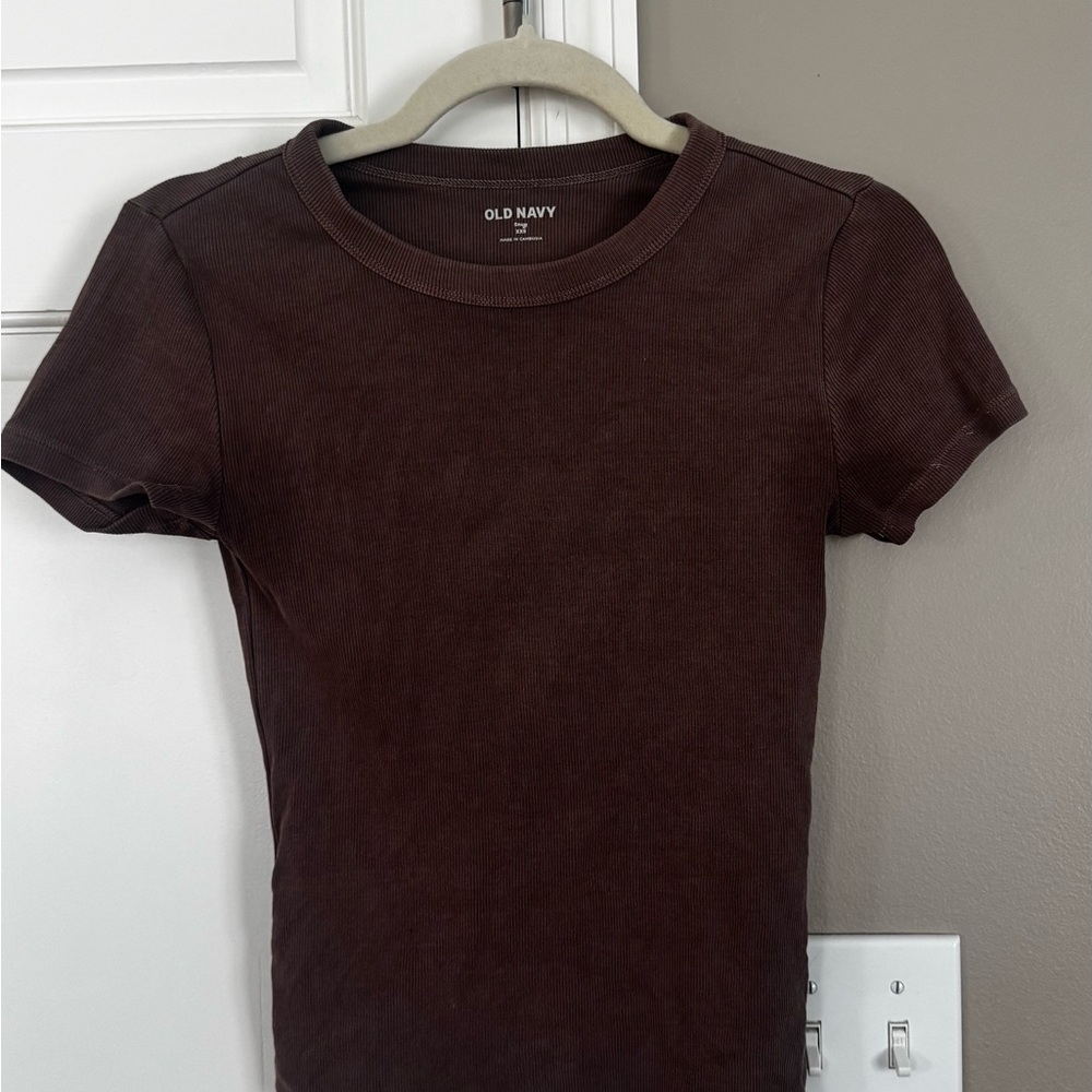 Old Navy Chocolate Brown Tee